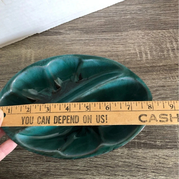 Vtg Blue Mountain Pottery Divided  Dish - Picture 7 of 8